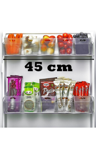 5 Pcs Miniobox Refrigerator Door Organizer, Refrigerator Organizer And Bathroom Organizer - 9