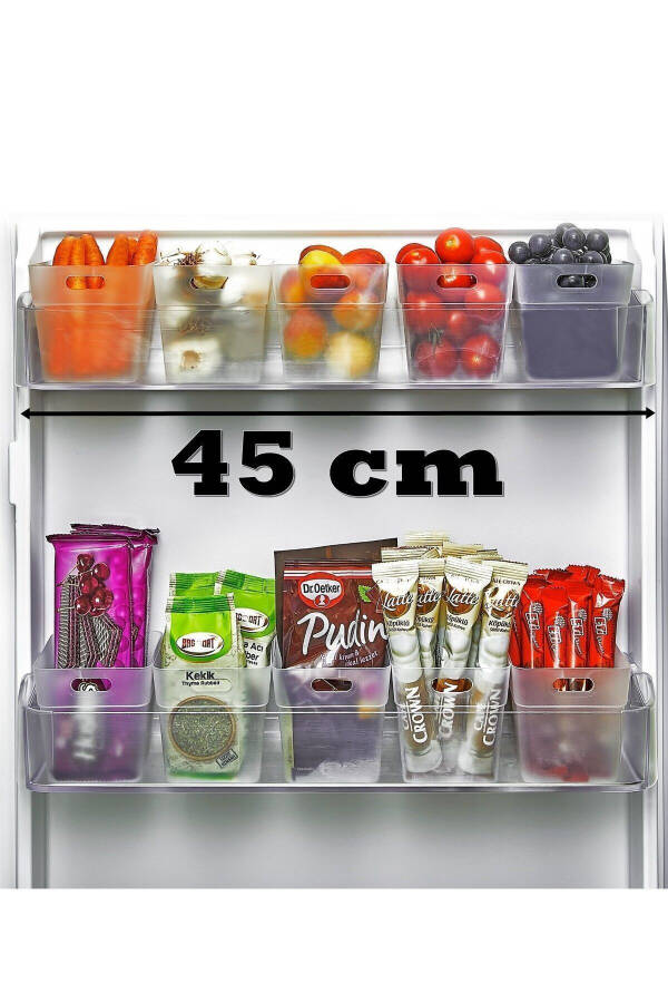 5 Pcs Miniobox Refrigerator Door Organizer, Refrigerator Organizer And Bathroom Organizer - 4