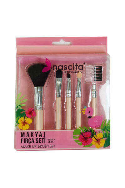 5 Piece Make-up Brush Set Professional - 1