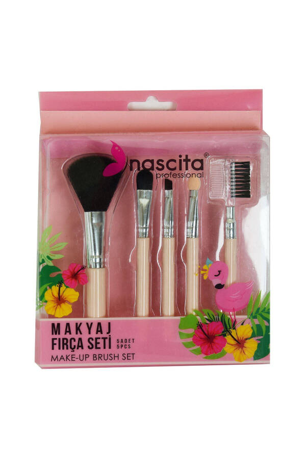 5 Piece Make-up Brush Set Professional - 1