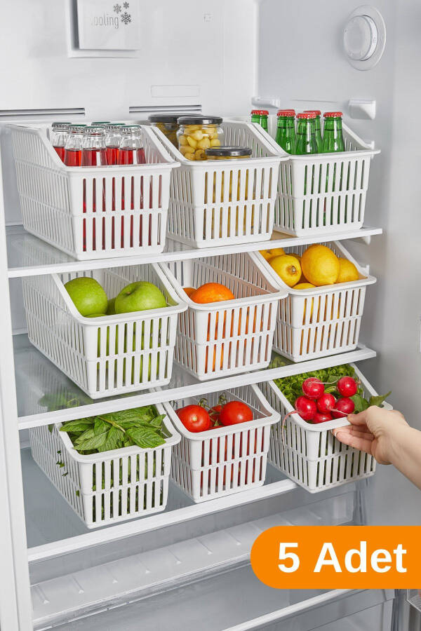 5 Piece - Refrigerator / Cabinet Organizer - 1