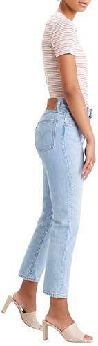 501 Crop, Straight Jeans for Women - Luxor Ra-25W / 30L - 3