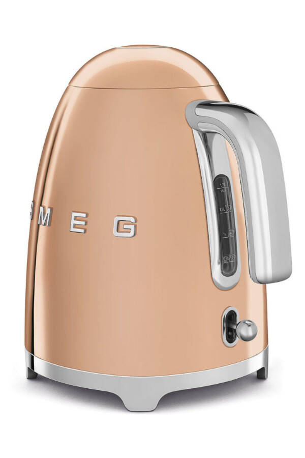 50's Style Special Edition Rose Gold Kettle and 1x2 Toaster Set - 3