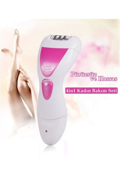 5201-yg Pro Model 4 in 1 Waterproof Epilator Device Hair Removal Machine Heel Rasp - 4