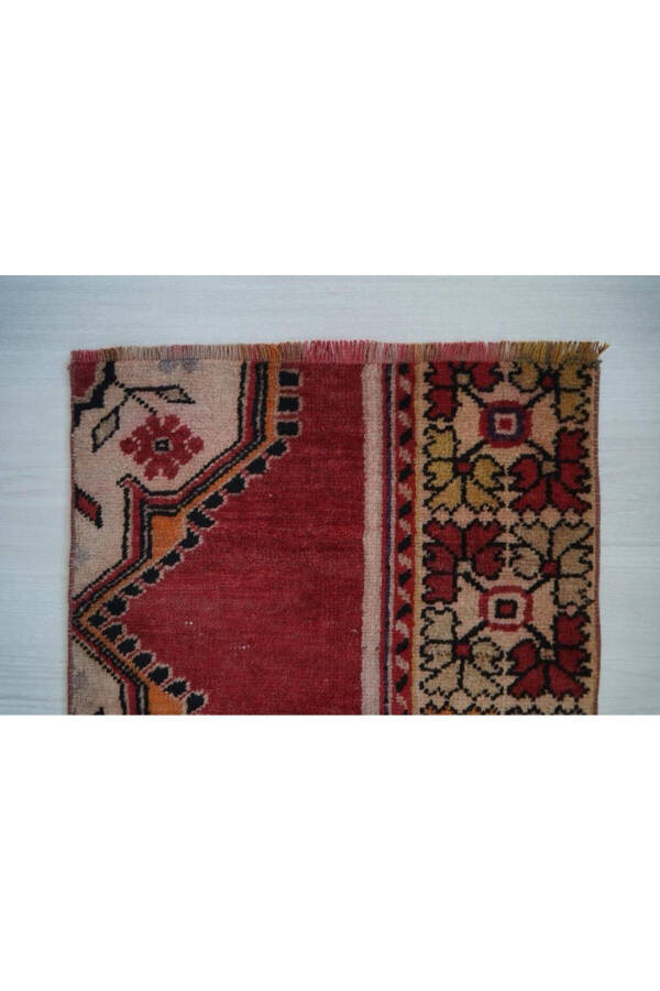 53x53 cm El Dokuma Küçük Boy Kapı Önü Kilim Harika Kondisyonlu Kilim - 4