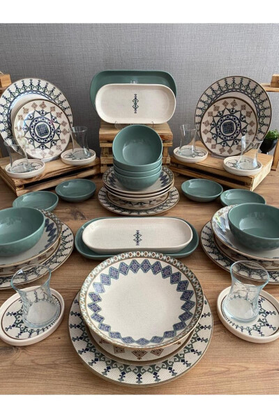 6-Person Dinner and Breakfast Set 44 Pieces - 3