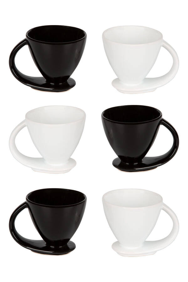 6-Piece Set Special Design Self-Standing Coffee, Herbal Tea Etc. Mug Cup Set Syh-byz - 5