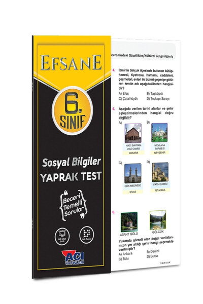 6. Sınıf Tüm Dersler Yaprak Test Seti - 11