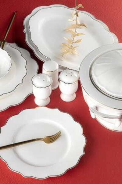 60 Piece 12 Person Porcelain Dinner Set - 2