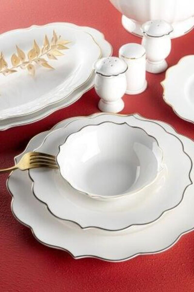 60 Piece 12 Person Porcelain Dinner Set - 7