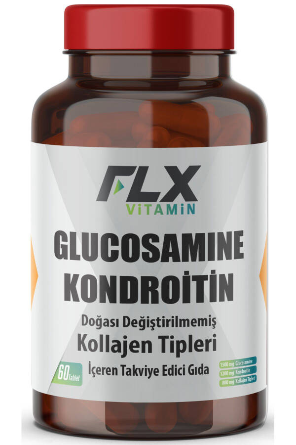 60 Tablet Glucosamine Chondroitin MSM Vitamin D Collagen Glucosamine - 1