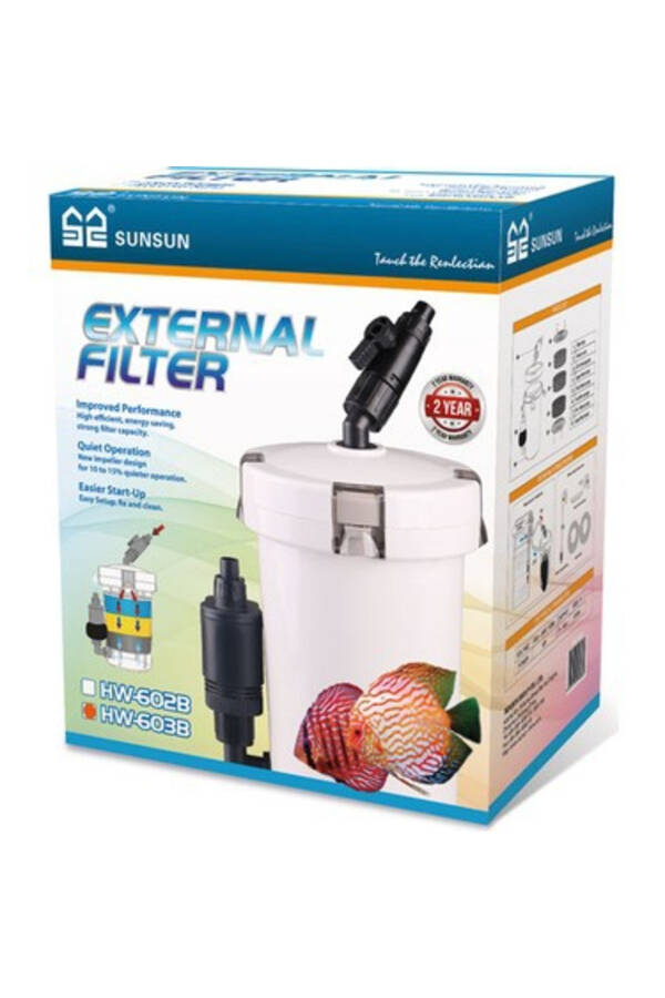 603b Aquarium Mini External Filter 400 L/h - 12