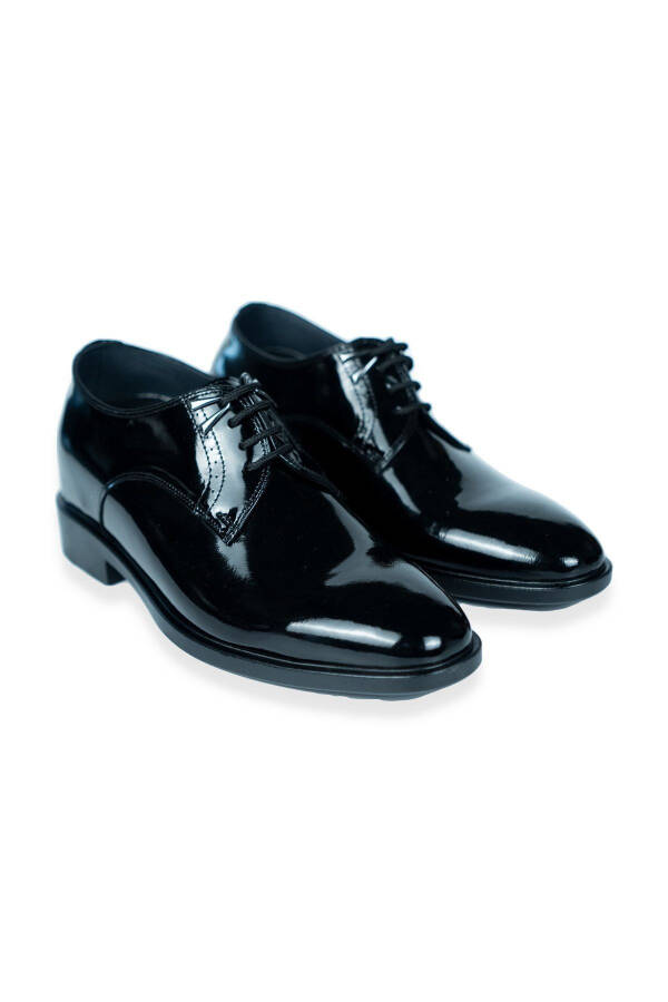 7/ 9 Cm Height Increasing Hidden Heel Handmade Accessory Oxford Patent Leather Men's Shoes Groom Shoes - 15