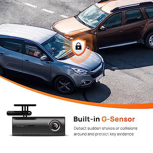 70mai Dash Cam M300, 1296P QHD, Встроенная WiFi Smart Dash Camera для автомобилей, 140° Широкоугольный FOV, WDR, Ночное видение, Мобильное приложение iOS/Android - 16