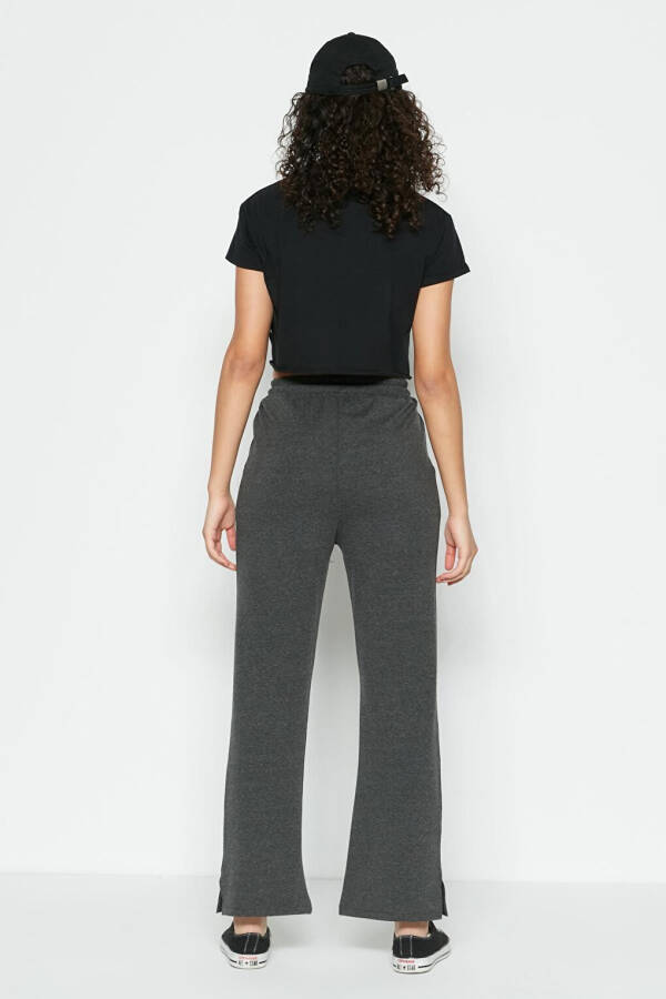 741 Anthracite Cuffed Spanish Leg Sweatpants - 5