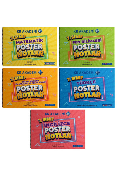 7th Grade Poster Note Set - 12