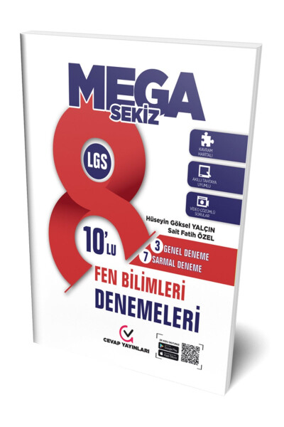 8. Sınıf Tüm Dersler 10'lu Deneme Seti - 8