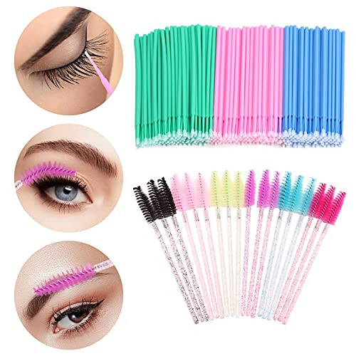 800 Pcs Disposable Micro Applicator Brush and Spoolies for Eyelash/Eyebrow Extension, Mascara Wands Tbestmax - 5