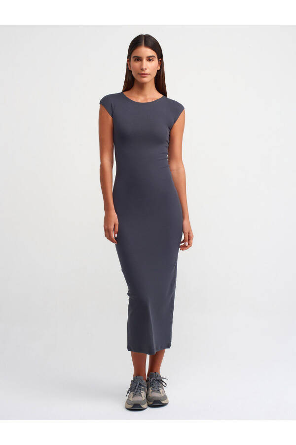 91097 Bodycon Dress - Anthracite - 13