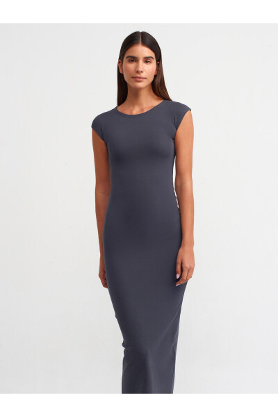 91097 Bodycon Dress - Anthracite - 14