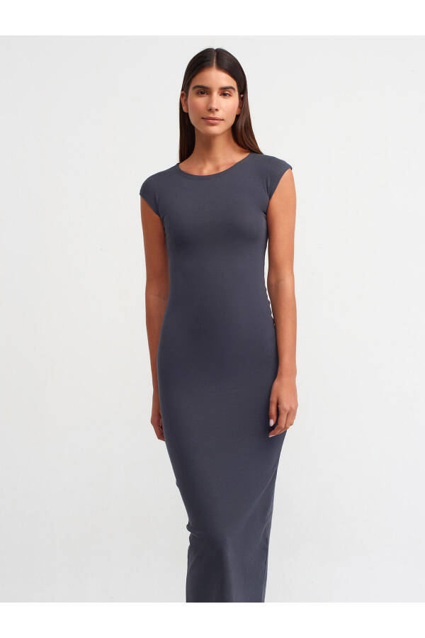 91097 Bodycon Dress - Anthracite - 14