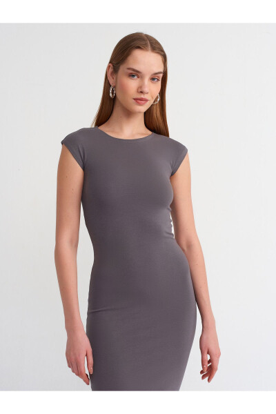 91097 Bodycon Dress - Smoke - 19