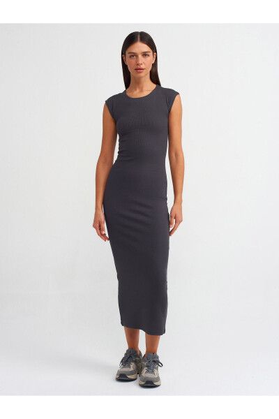 91126 Bodycon Dress - Anthracite - 17