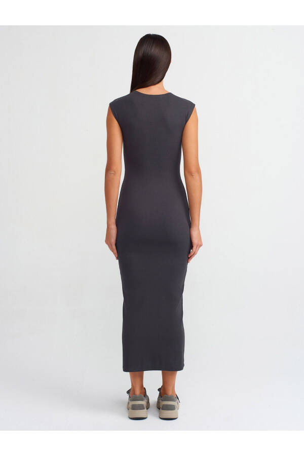 91126 Bodycon Dress - Anthracite - 6