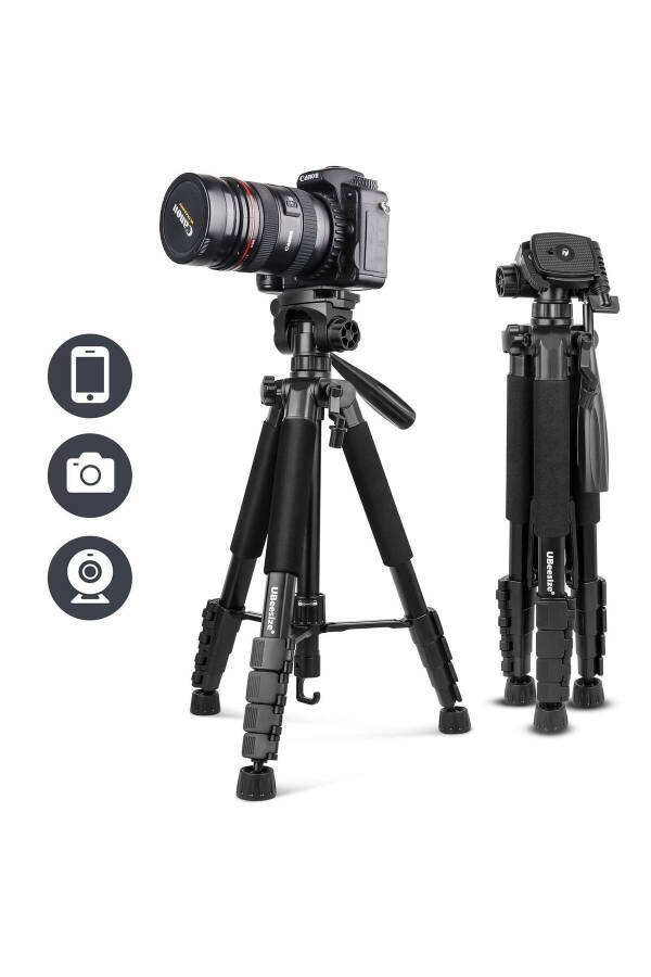 A Plus Tripod 175 Cm Profesyonel Telefon Kamera Tutucu Çantalı Tripod - 1