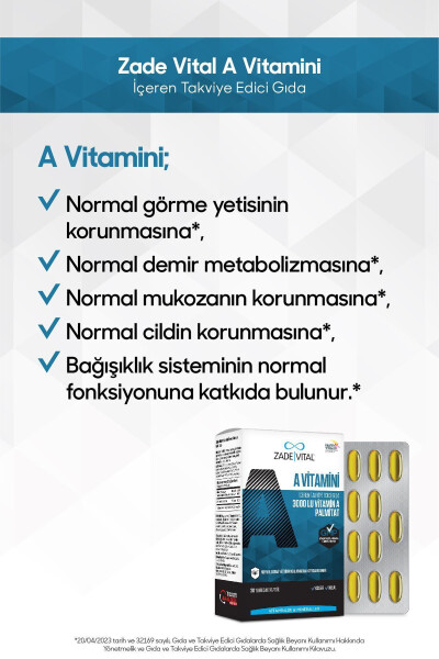 A Vitamini Blister 30 Kapsül - 10