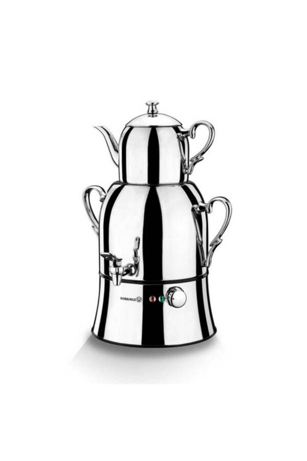 A334 Nosta Mega Stainless Steel/Chrome Samovar - 13