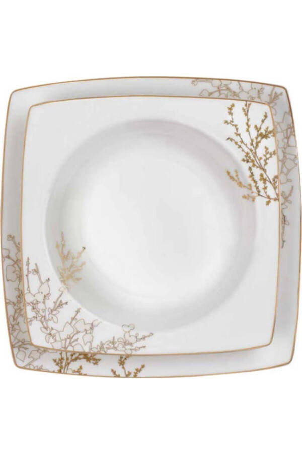 A8428 Bone Selection 60 Piece Square Dinner Set - 7