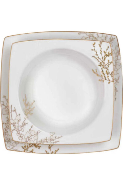 A8428 Bone Selection 60 Piece Square Dinner Set - 3