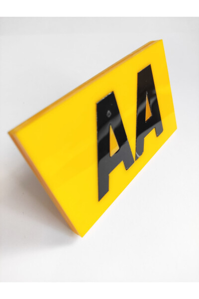 Aa Yellow Plexiglass Shutter Arm Screw-on - 2