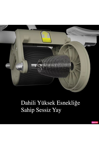 AB-04 Ab Roller Dirsek Tayanchli Avtomatik Qaytish Xususiyatiga Ega Tizza Matli Qorin Mashq Qilish Sport Jihozi - 6