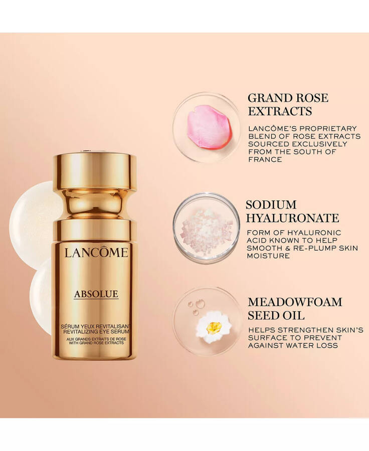 Absolue Canlandırıcı Göz Serumunda Büyük Gül Ekstreleri, 0.5 oz 15Ml - 3