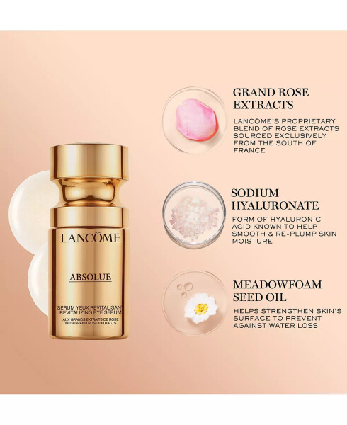 Absolue Canlandırıcı Göz Serumunda Büyük Gül Ekstreleri, 0.5 oz 15Ml - 3