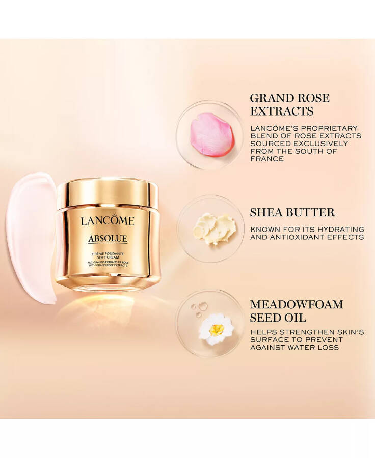 Absolue Revitalizing & Brightening Soft Cream With Grand Rose Extracts Refill, 2 oz. No Color - 4