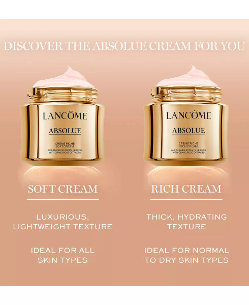 Absolue Revitalizing & Brightening Soft Cream With Grand Rose Extracts Refill, 2 oz. No Color - 6