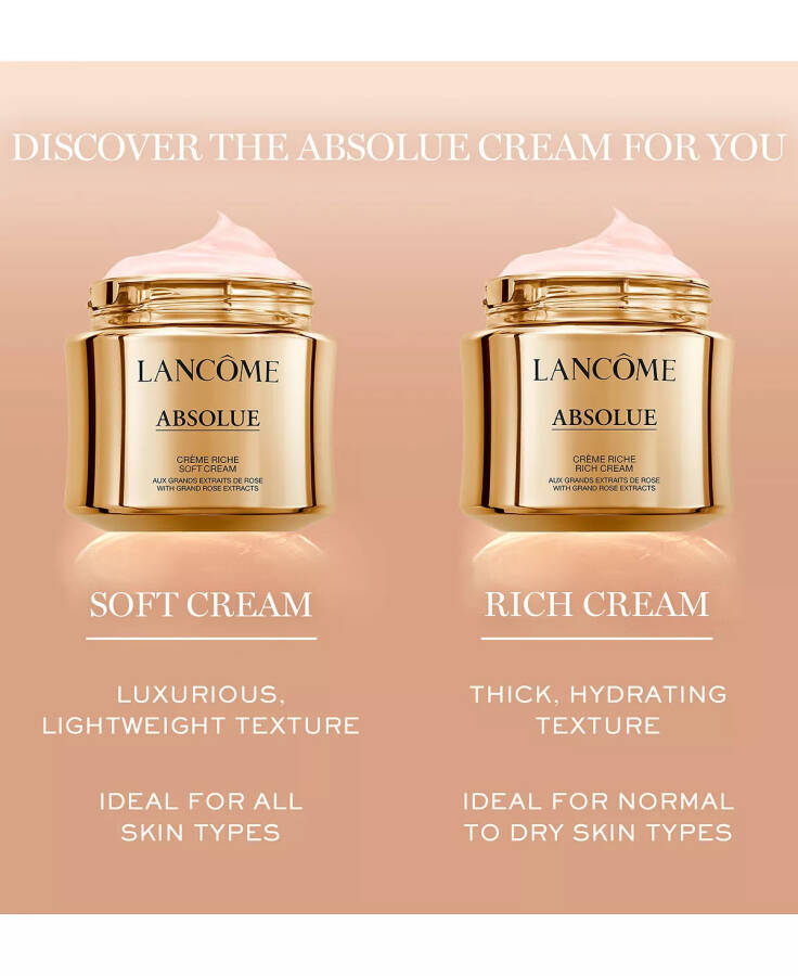 Absolue Revitalizing & Brightening Soft Cream With Grand Rose Extracts Refill, 2 oz. No Color - 6