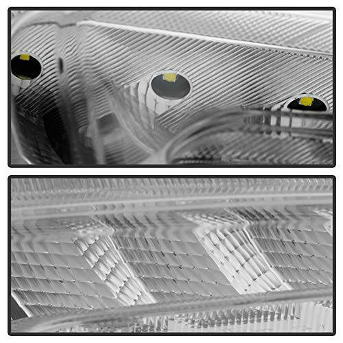 ACANII - 2016-2018 Chevrolet Malibu Ön Tampon LED Gündüz Farı Sürücü Lambası Değiştirme Yolcu Tarafı - 3