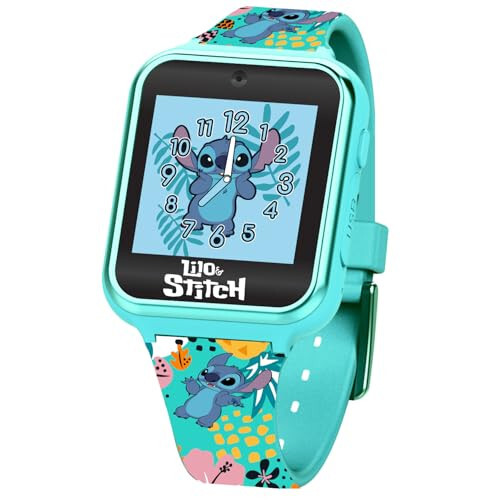 Accutime Bolalar Disney Lilo & Stitch Interaktiv Smartwatch Kamera, O'yinlar va Fitness Tracker bilan O'g'il bolalar, Qizlar va Go'daklar uchun - 6