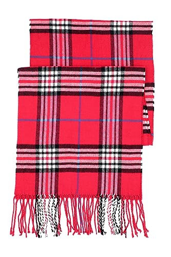 Achillea İskoç Tartan Desenli Eşarp, Klasik Kış Eşarbı, Yumuşak Kaşmir Hissi Erkek ve Kadın Eşarpları - 11