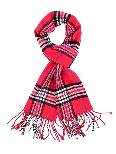 Achillea Scottish Tartan Plaid Scarf, Classic Winter Scarf, Soft Cashmere Feel Men’s & Women's Scarves - 7