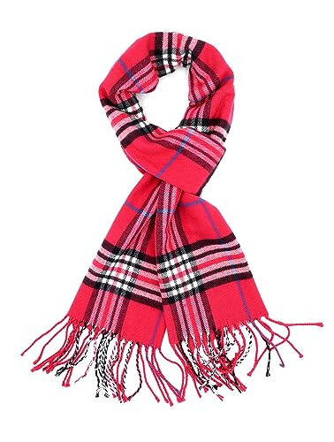 Achillea Scottish Tartan Plaid Scarf, Classic Winter Scarf, Soft Cashmere Feel Men’s & Women's Scarves - 7