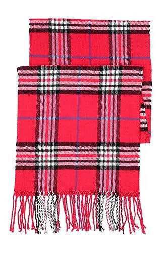 Achillea Scottish Tartan Plaid Scarf, Classic Winter Scarf, Soft Cashmere Feel Men’s & Women's Scarves - 11