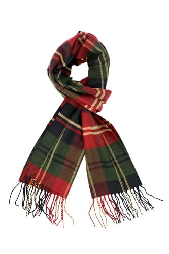 Achillea Scottish Tartan Plaid Scarf, Classic Winter Scarf, Soft Cashmere Feel Men’s & Women's Scarves - 2