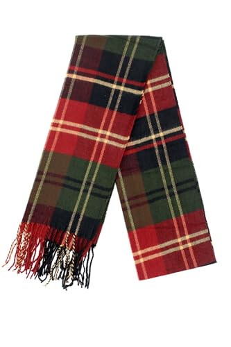 Achillea Scottish Tartan Plaid Scarf, Classic Winter Scarf, Soft Cashmere Feel Men’s & Women's Scarves - 3