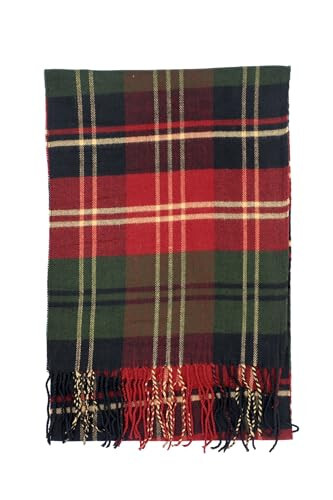 Achillea Scottish Tartan Plaid Scarf, Classic Winter Scarf, Soft Cashmere Feel Men’s & Women's Scarves - 6