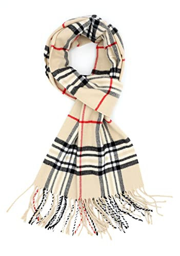 Achillea Soft & Warm Tartan Plaid Checked Cashmere Feel Winter Scarf Unisex - 15